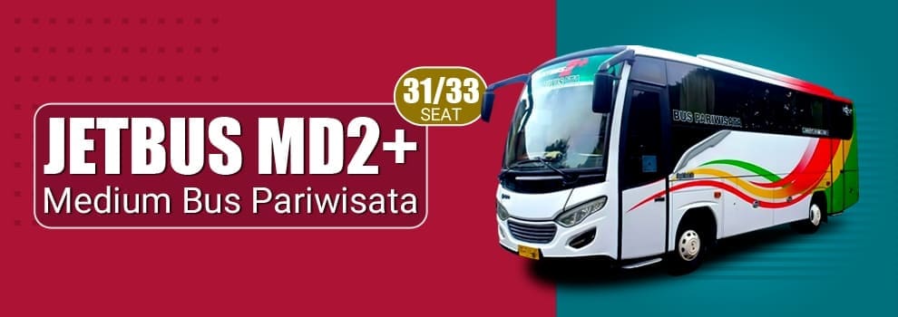 Sewa Bus Medium Murah Jakarta Kapasitas 33 Seat