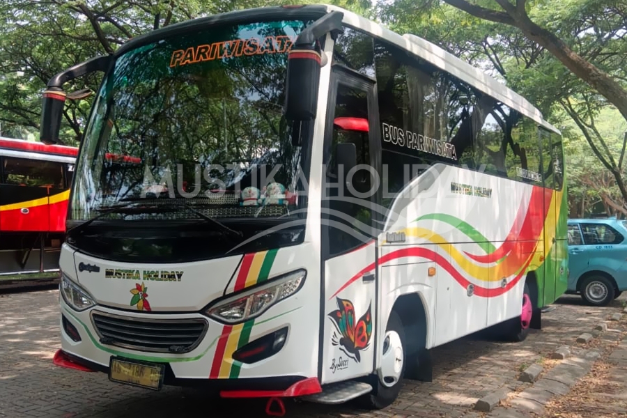 Sewa Medium Bus Pariwisata untuk Liburan di Ancol